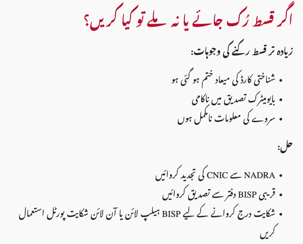 BISP August 2025 Payment Schedule by District