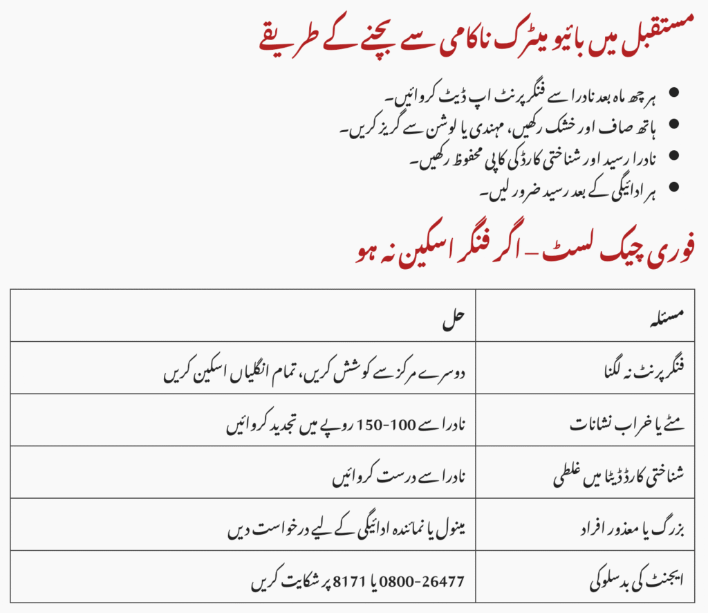 Step-by-Step Solutions for Biometric Failure