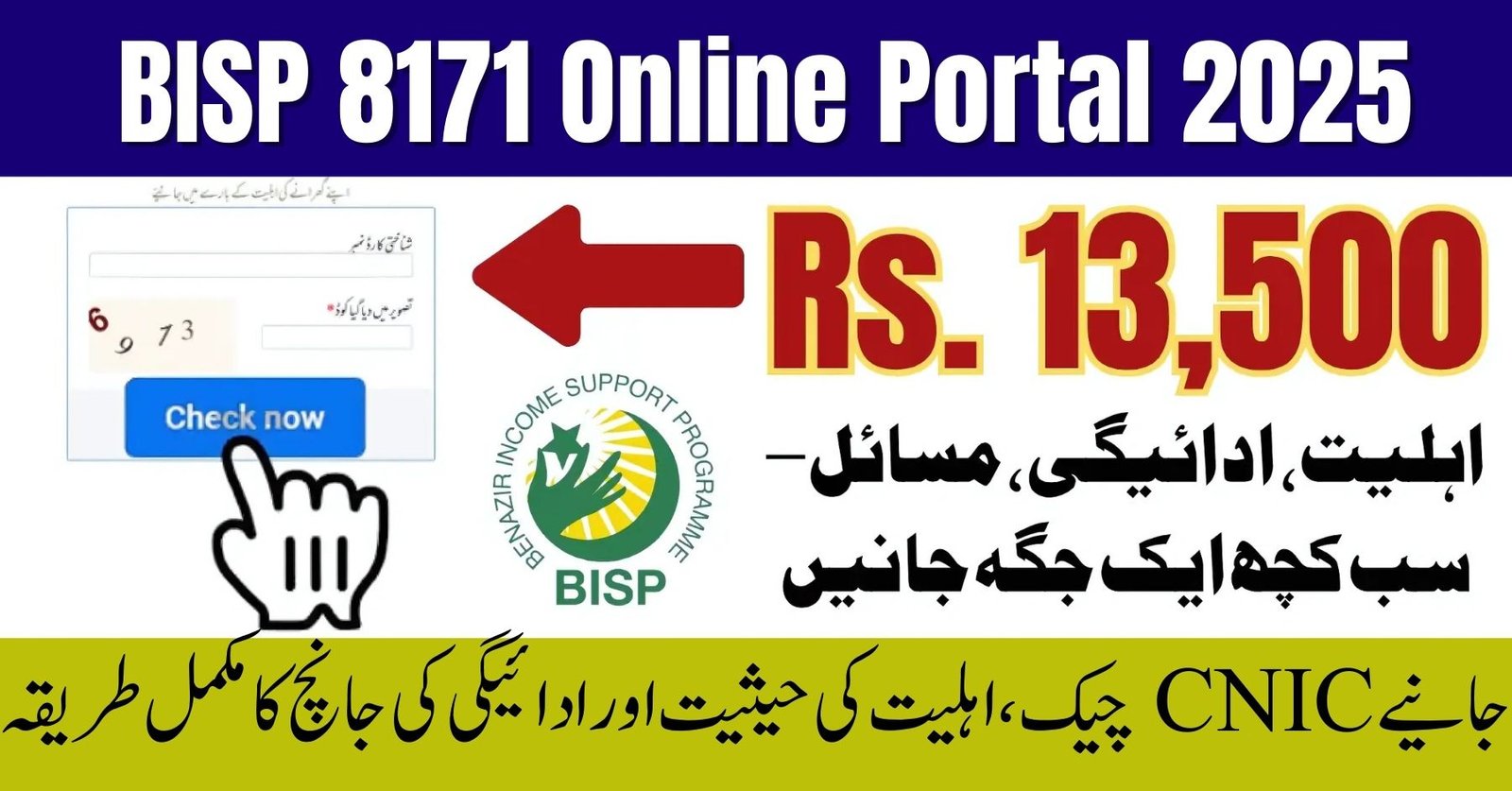 BISP 8171 Online Portal
